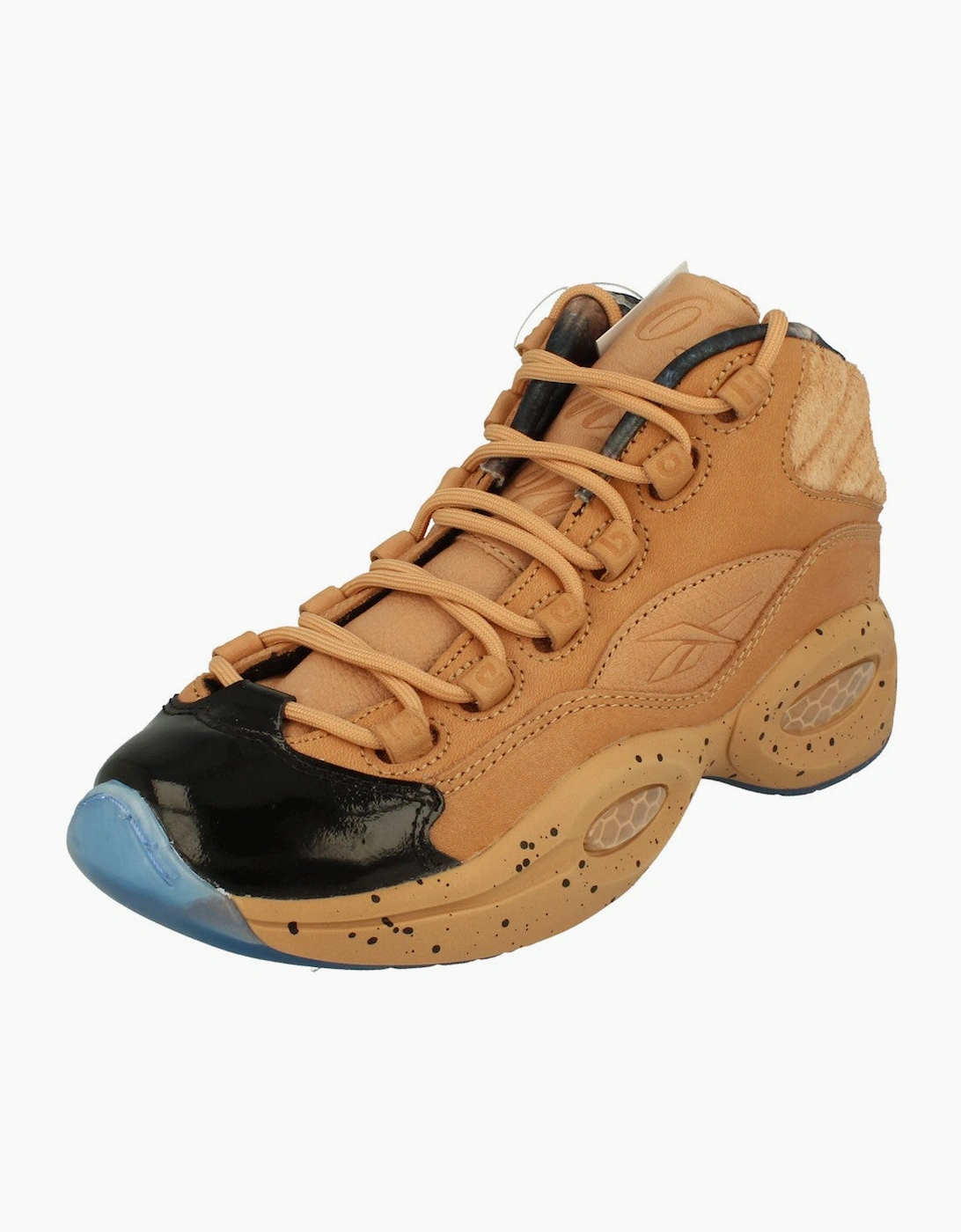 Women's Reebok Question Mid Melody Ehsani Me Womens Hi Top Basketball BD4327 - Brown - Size: 4.5