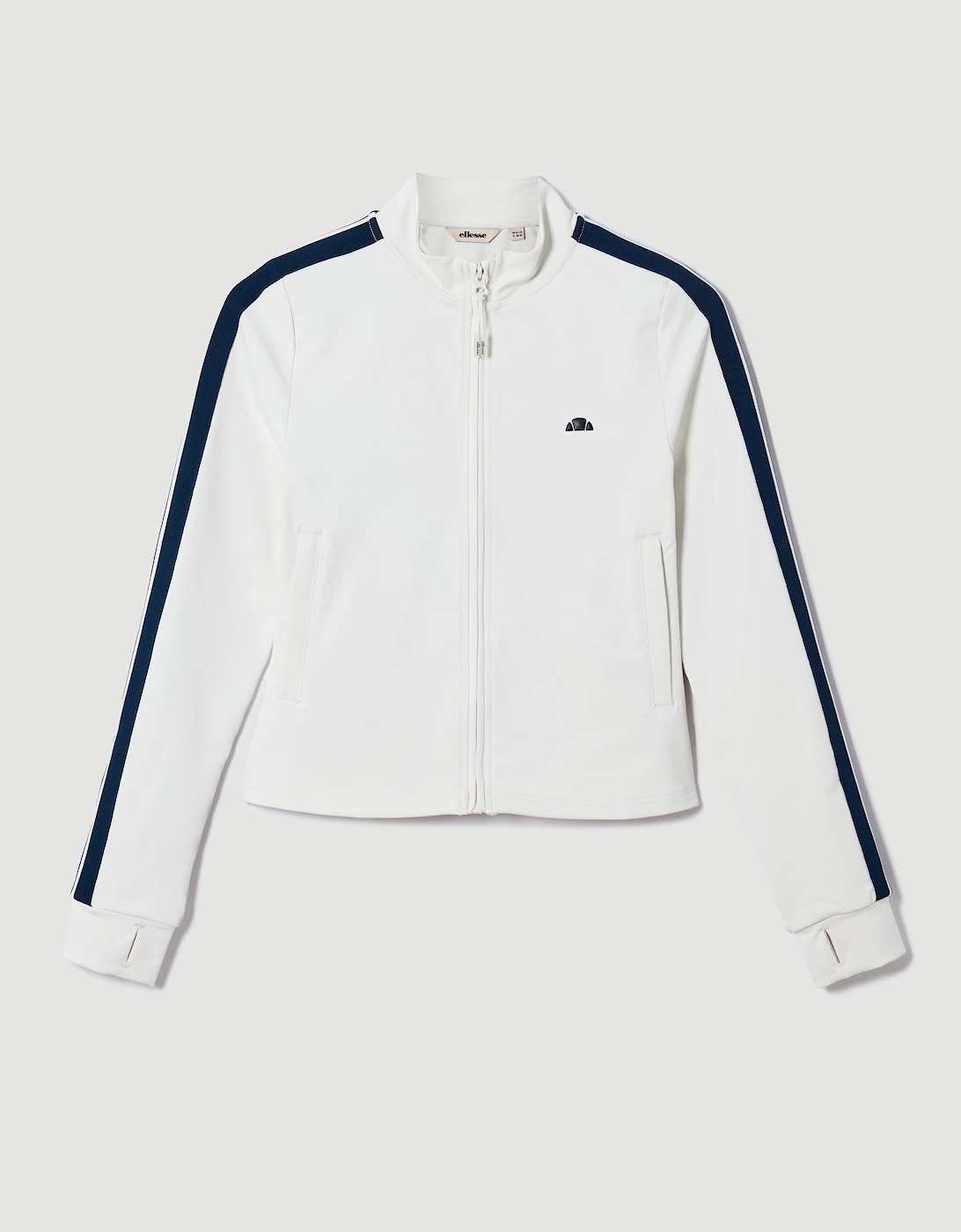 Ellesse Women's Banff Track Top - Off White - Cream - Size: 8