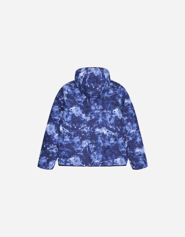 RB1501 Reversible Puffer - Batik Blue