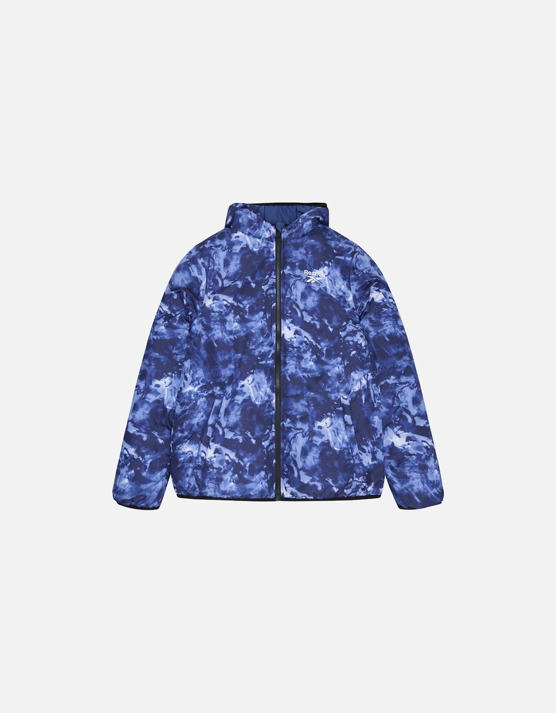 RB1501 Reversible Puffer - Batik Blue