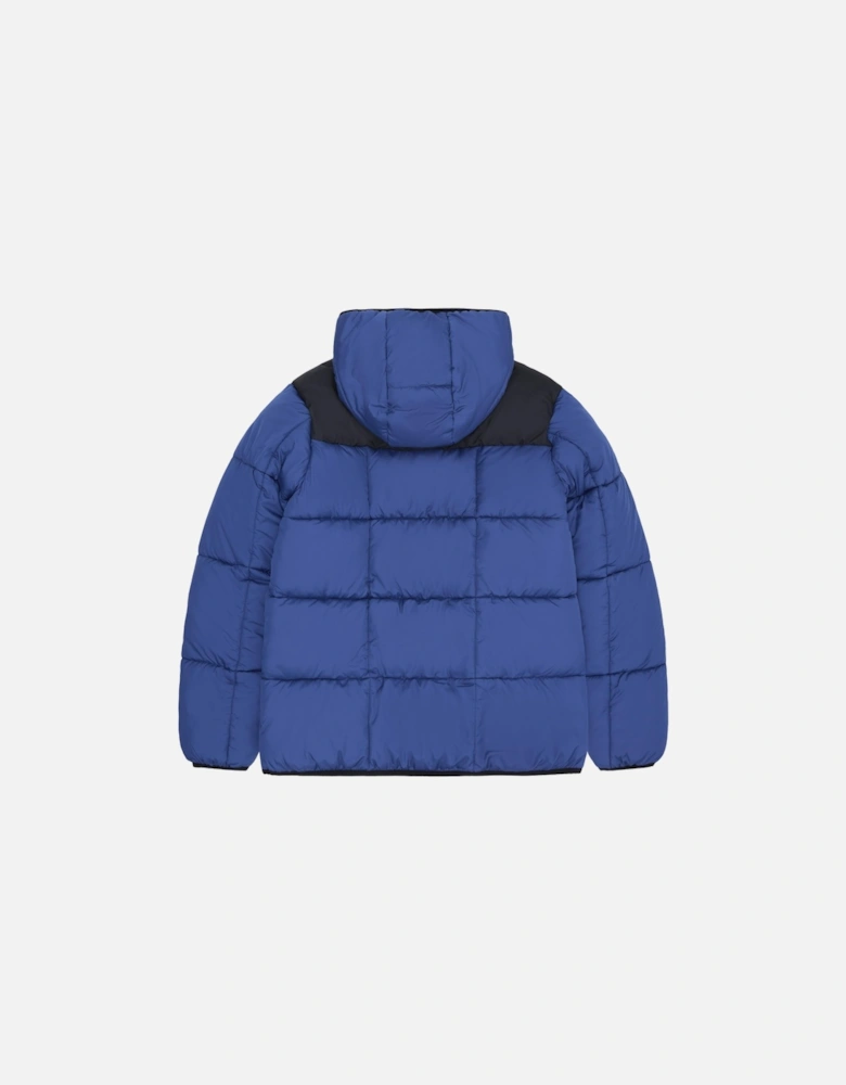 RB1501 Reversible Puffer - Batik Blue