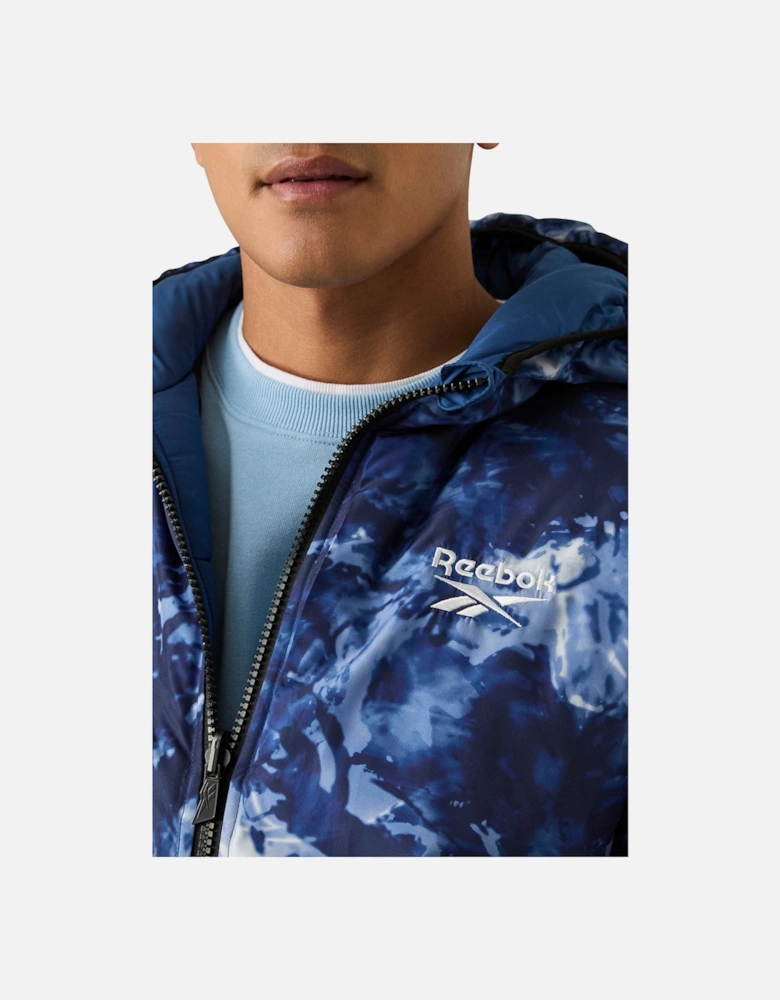 RB1501 Reversible Puffer - Batik Blue