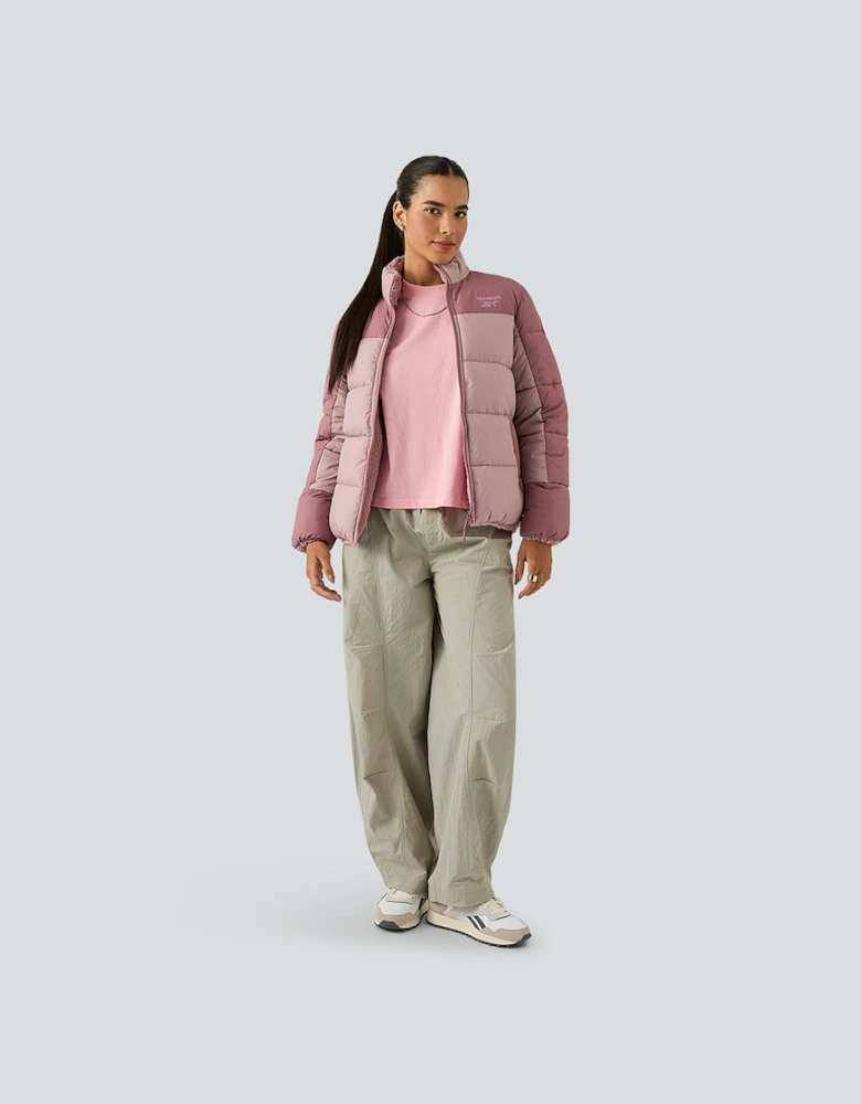 RB2110 Reversible Puffer - Dusty Rose