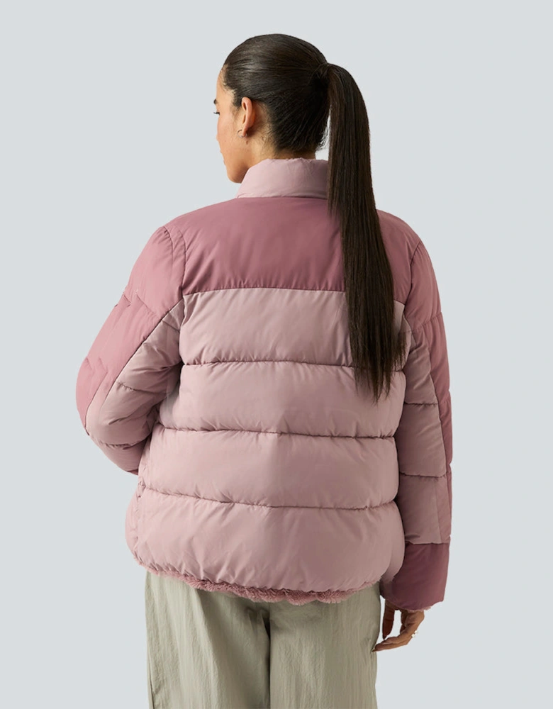 RB2110 Reversible Puffer - Dusty Rose