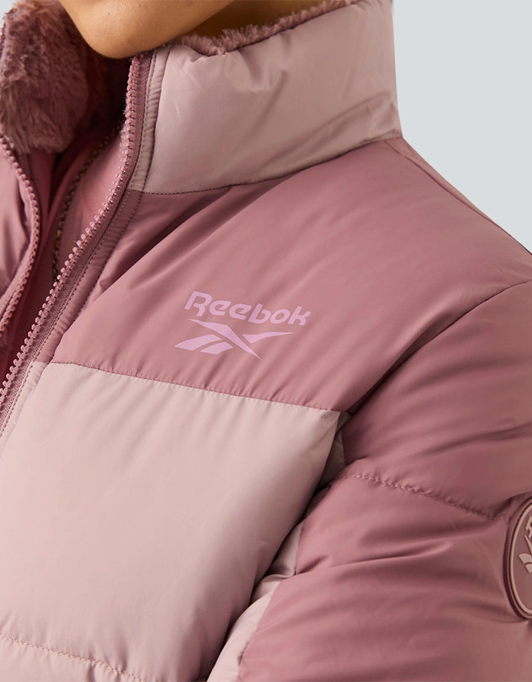 RB2110 Reversible Puffer - Dusty Rose