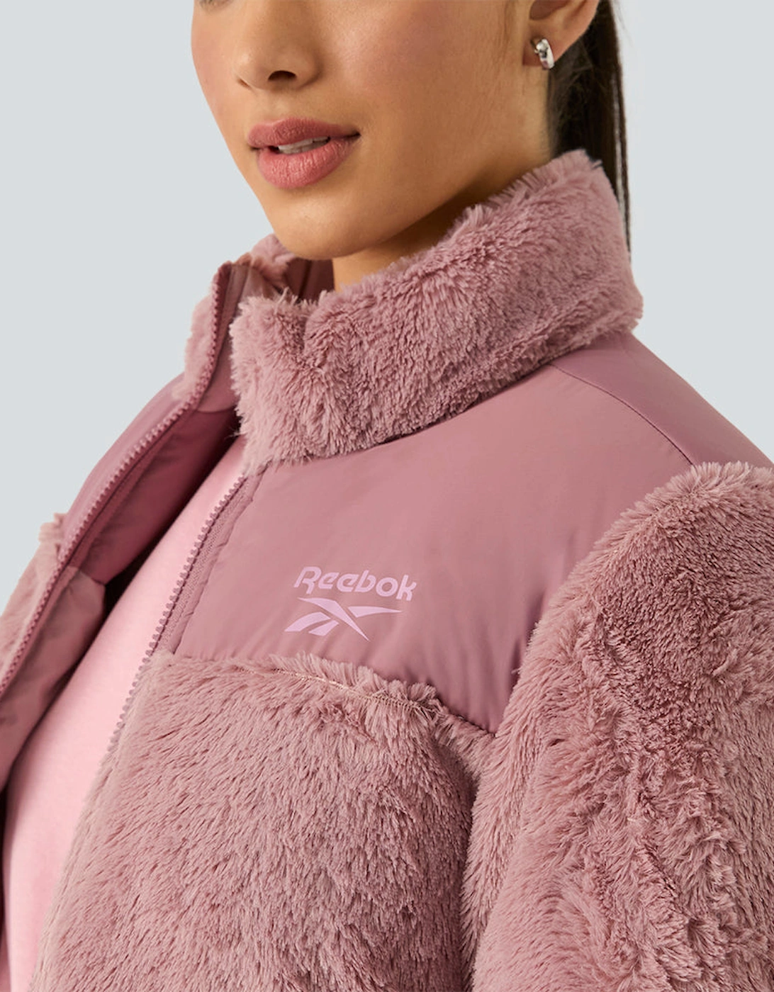 RB2110 Reversible Puffer - Dusty Rose