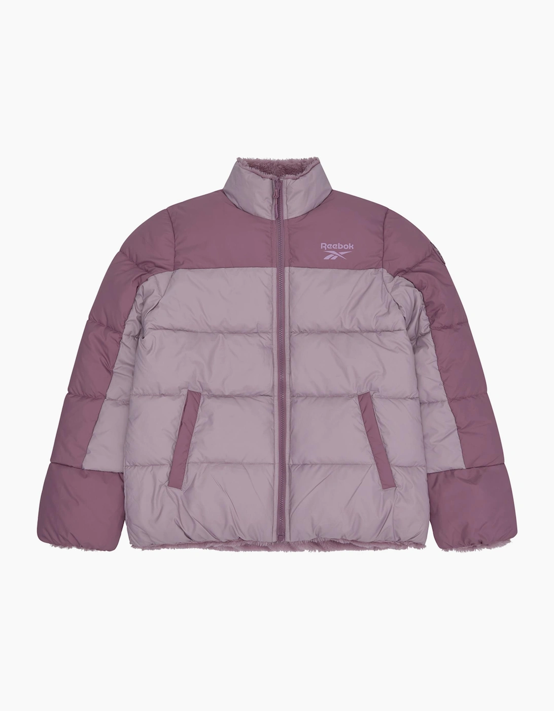 Reebok Women's RB2110 Reversible Puffer - Dusty Rose - Pink - Size: 14