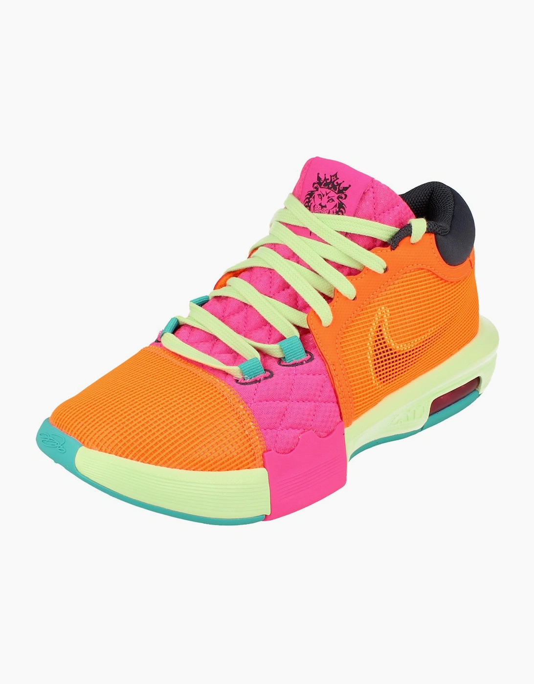 Nike Men's Orange Lebron Witness Viii Basketball Trainers Fb2239 800 - Size: 8