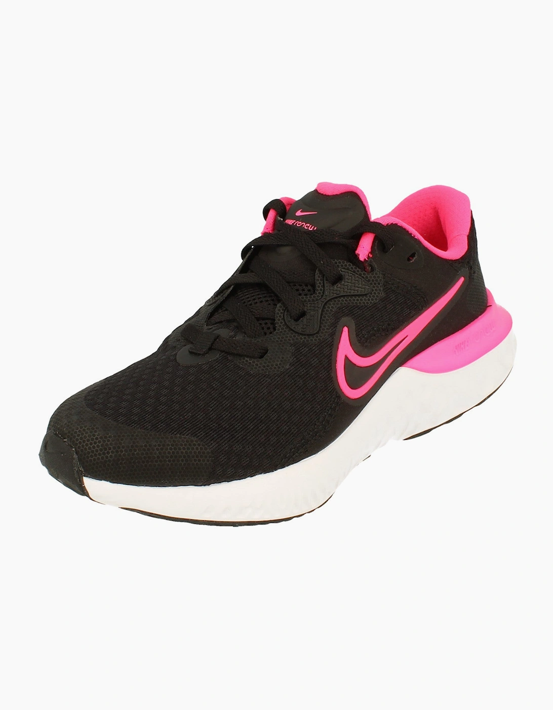 Nike Unisex Black Renew Run 2 Gs Cw3259 009 - Size: Uk 5.5 Us 6Y Eu 38.5 Kids