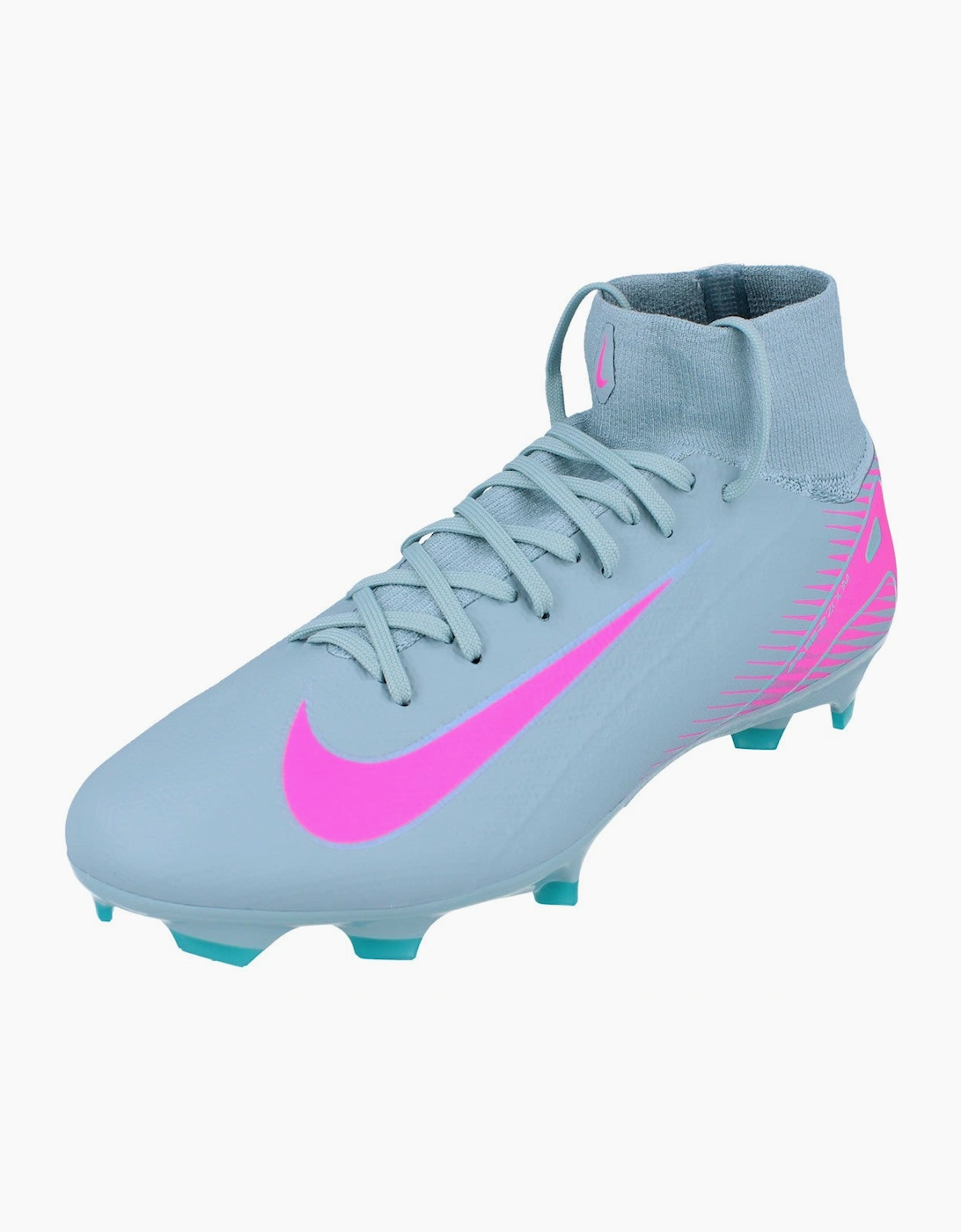 Nike Men's Blue Zoom Superfly 10 Pro Fg Football Boots Hf9433 301 - Size: 10