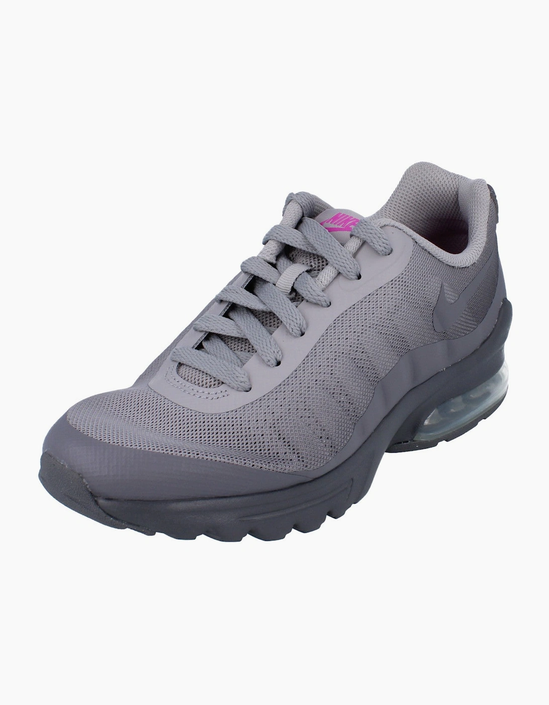 Nike Air Max Boys Grey 'S Invigor Print Gs Trainers Ah5261 001 - : Size 5.5 Kids