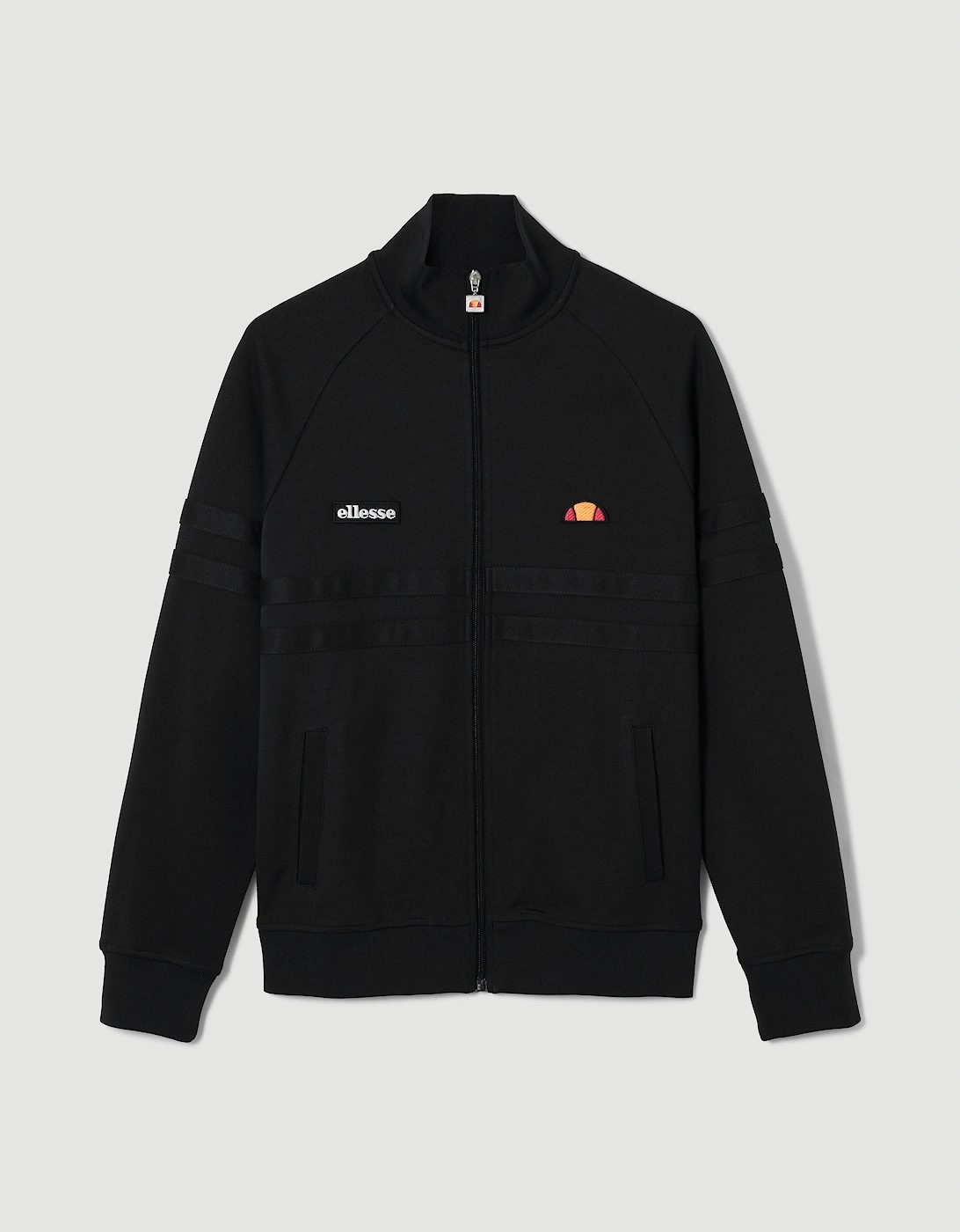 Ellesse Men's Black Rimini Track Jacket - Mono  42/Regular Xl