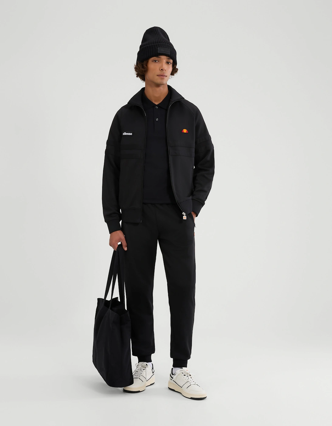 Rimini Track Jacket - Black Mono