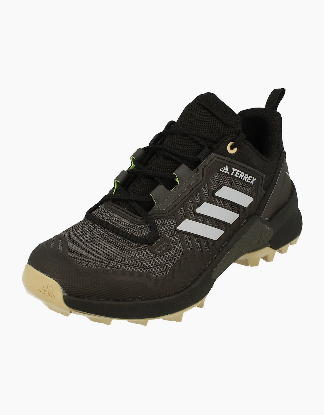 Women's Adidas Hiking Terrex Swift R3 Womens Trainers Sneakers FX7339 - Black - Size: 6