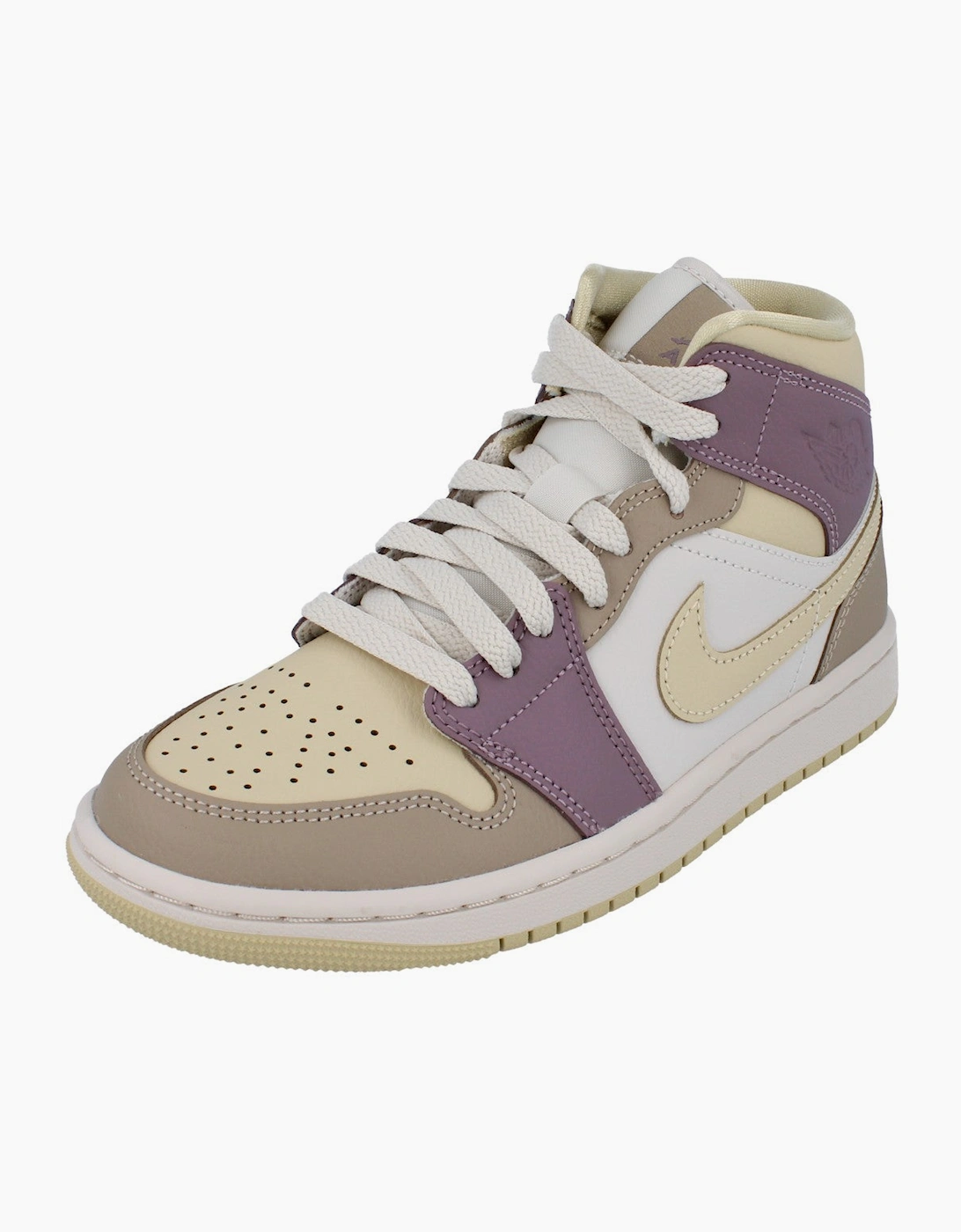 Women's Nike Air Jordan 1 Mid Womens Trainers Hv2370  100 - Purple - Size: 4