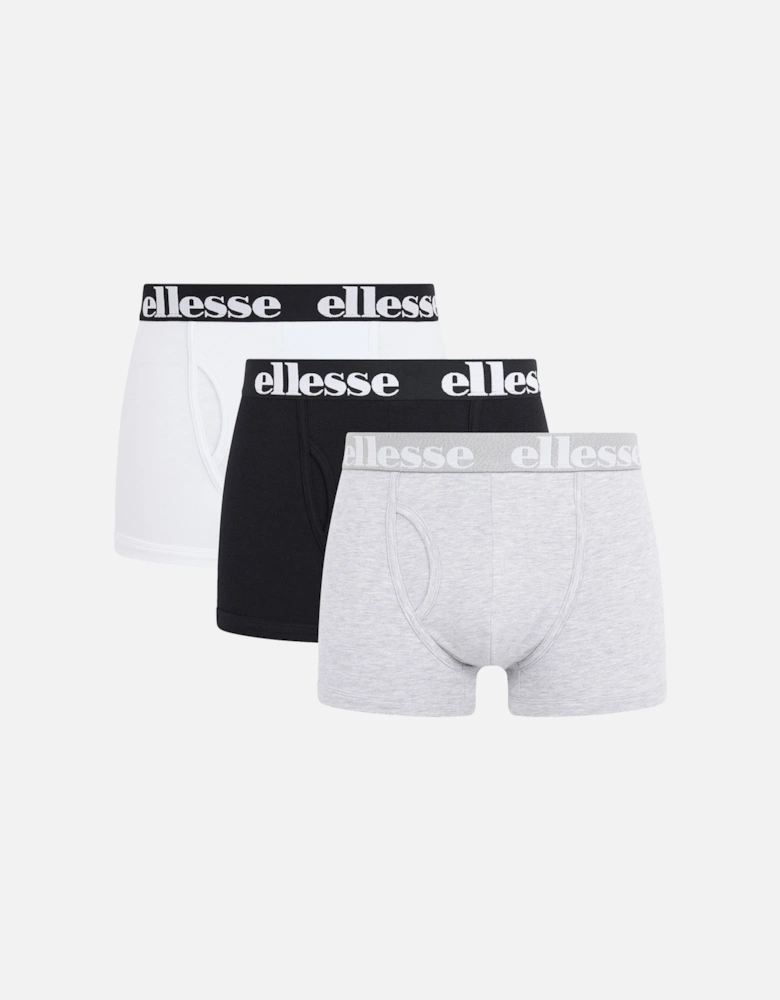 Hali 3Pk Boxers - Black/Grey/White