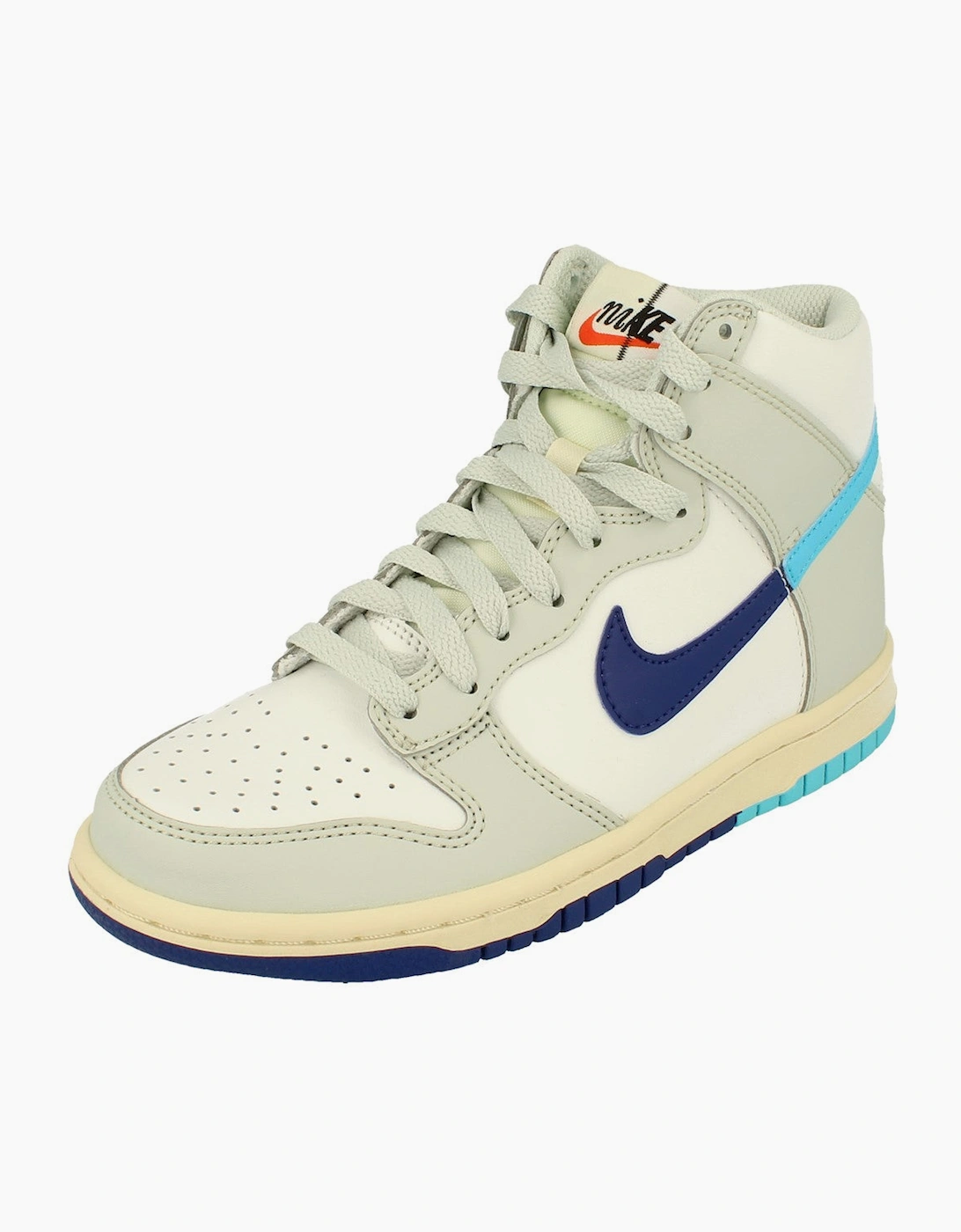 Nike Unisex White Dunk High Se Gs Trainers Fn7995 100 - Size: Uk 5.5 Us 6Y Eu 38.5 Kids