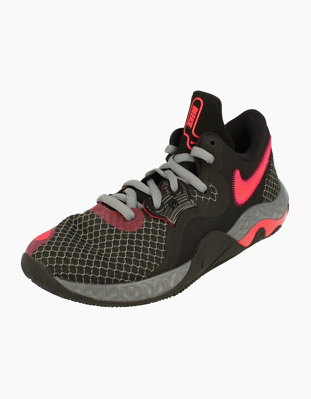 Nike Men's Black Renew Elevate Ii Basketball Trainers Cw3406 008 - Size: 6.5