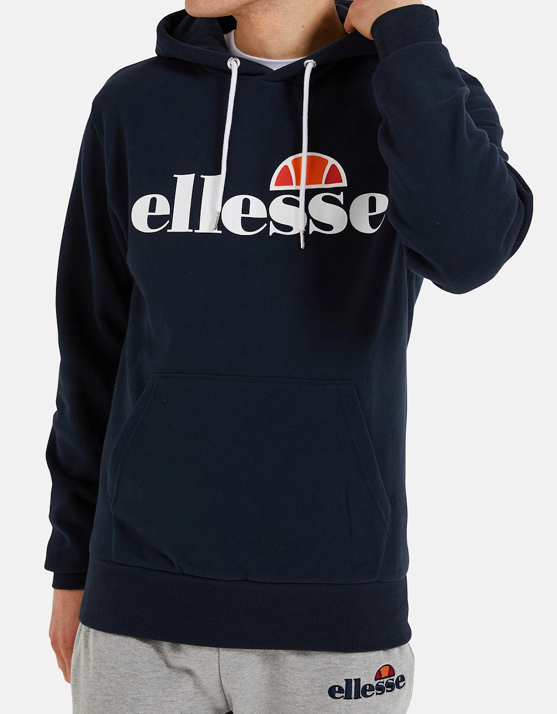 Ellesse Men's Black Sl Gottero Oh Hoody - Size: 38