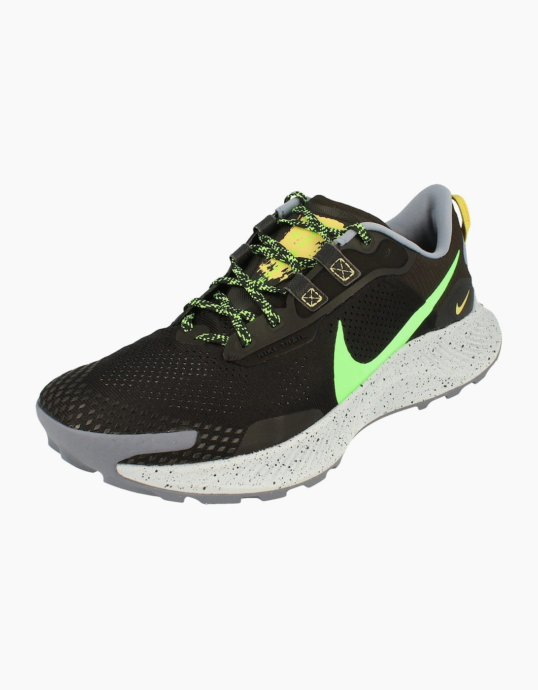 Men's Nike Pegasus Trail 3 Mens Running Shoes DA8697 004 | Black and Green - Size: 7
