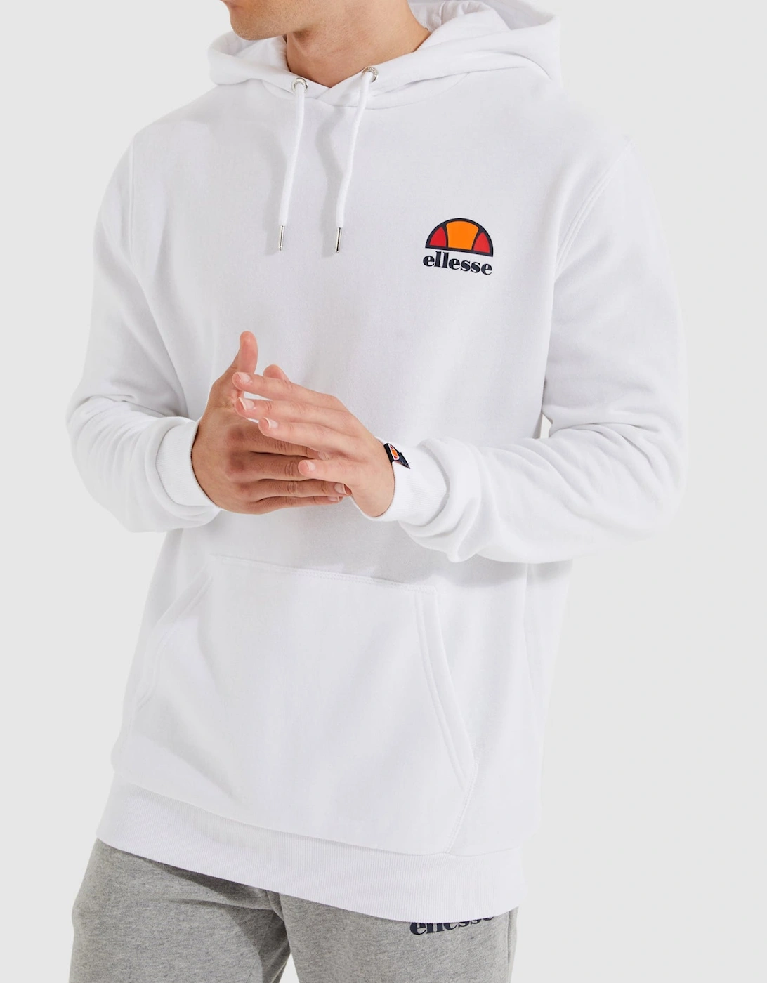 Ellesse Men's White Toce Oh Hoody - Size: 36
