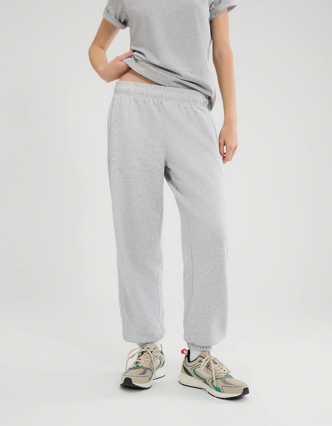 Lentella Jogger - Light Grey Marl