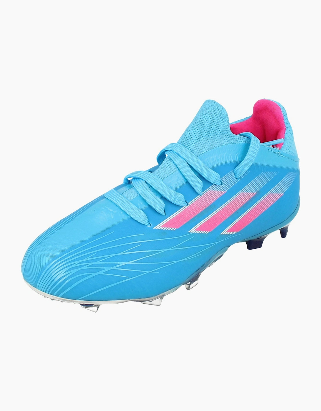 Adidas Unisex Blue X Speedflow.1 Fg Junior Football Boots Gw7461 - Size: Uk 10.5K Us 11K Eu 28.5 Kids