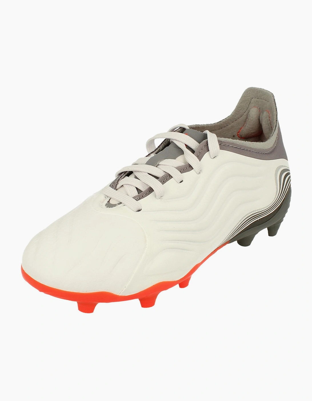Adidas Unisex White Copa Sense.1 Fg Junior Football Boots Fy6159 - Size: Uk 12.5K Us 13K Eu 31 Kids