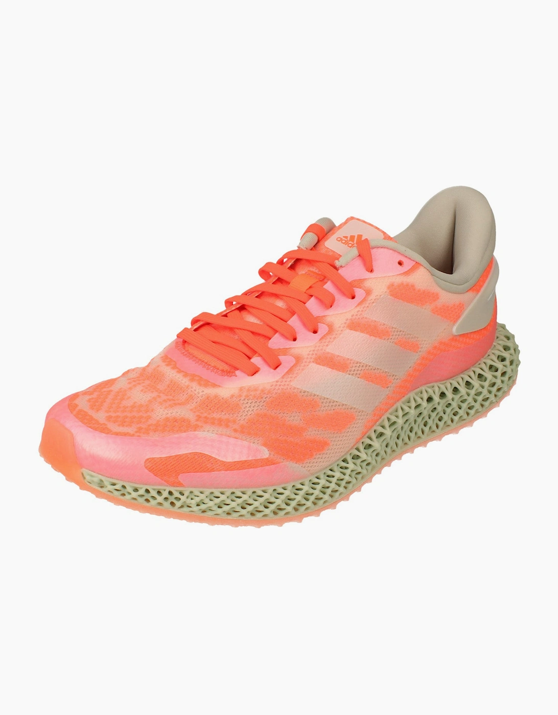 Adidas Men's Orange 4D Run 1.0 Fw6838 - Size: 9