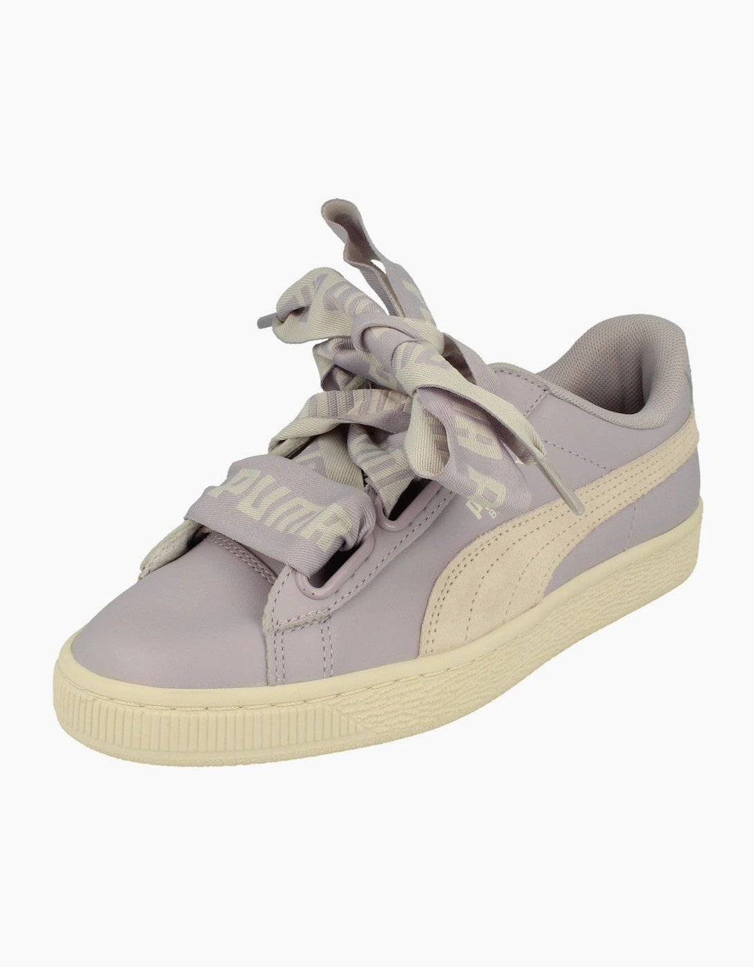 Women's Puma Womens Basket Heart De 364082 07 - Grey - Size: 7