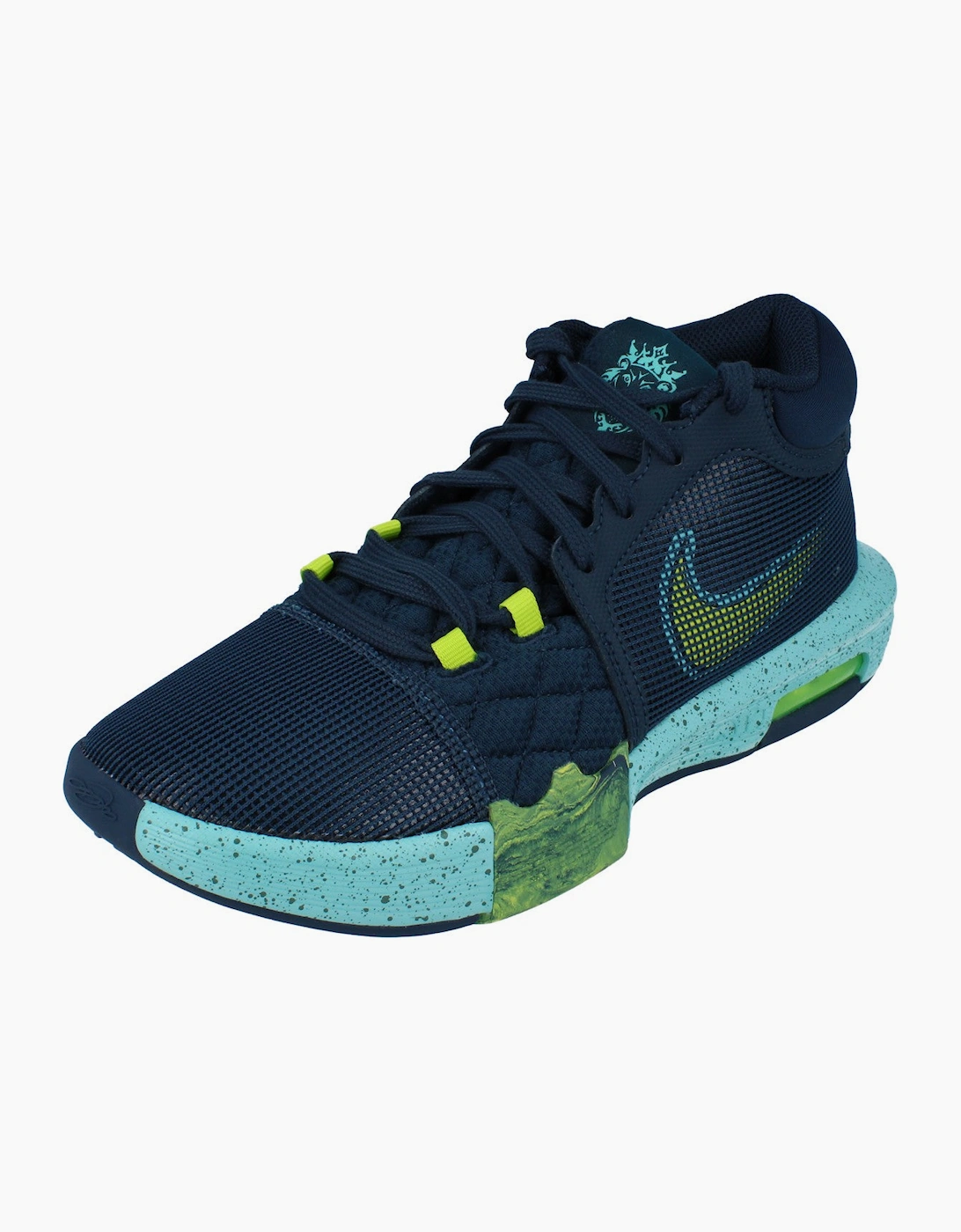 Nike Men's Navy Lebron Witness Viii Basketball Trainers Fb2239 402 - Size: 9.5