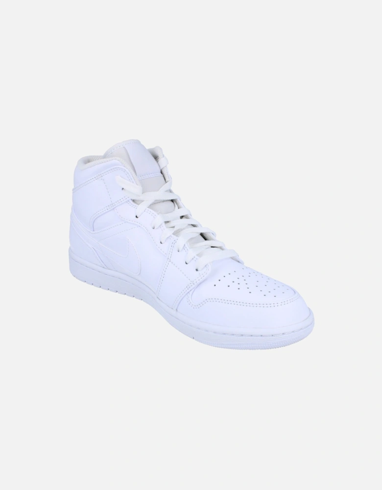 Air Jordan 1 Mid Mens Hi Top Basketball Trainers 554724 136