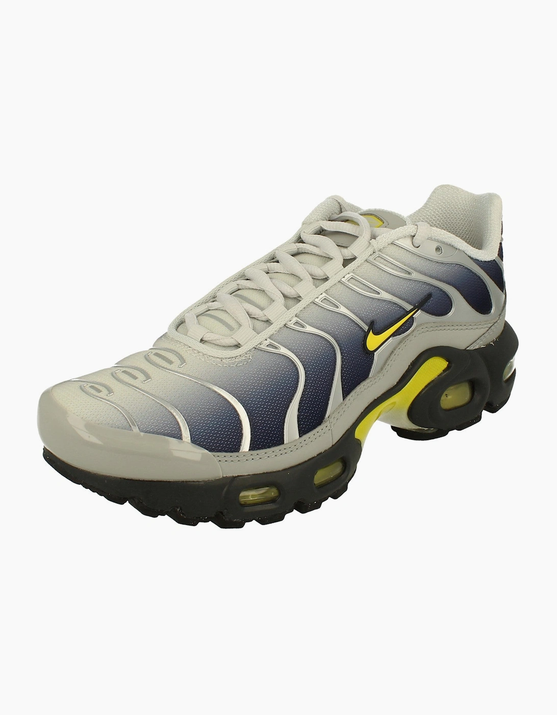 Nike Air Max Unisex Silver Plus Gs Trainers Hf0030 001 - Size: Uk 4.5 Us 5Y Eu 37.5 Kids