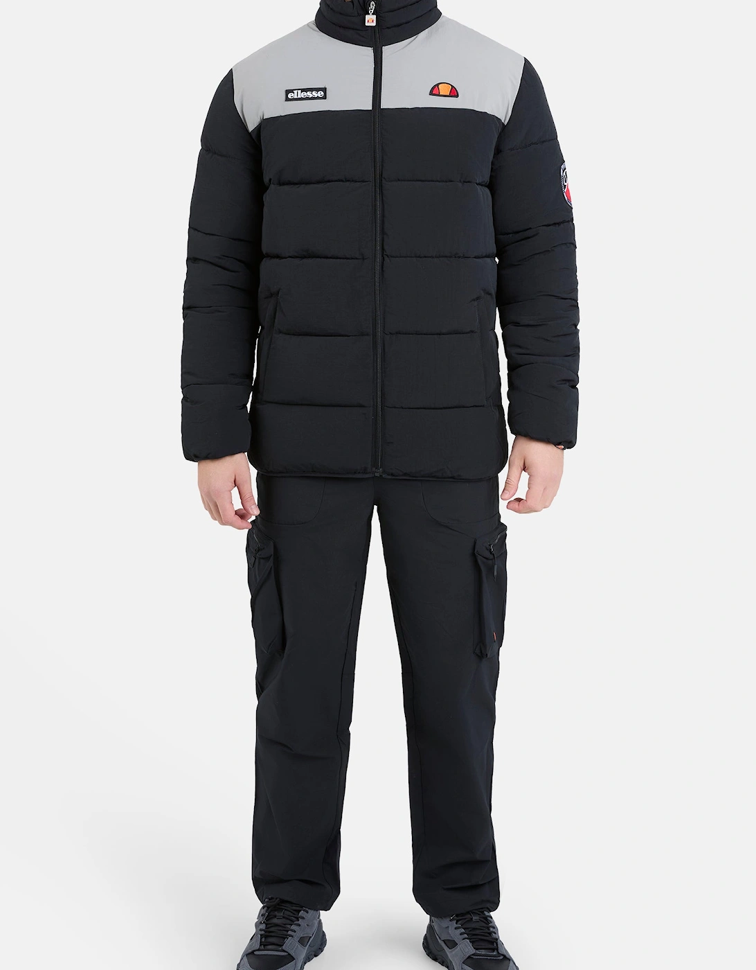 Nebula Padded Jacket - Black/Taupe