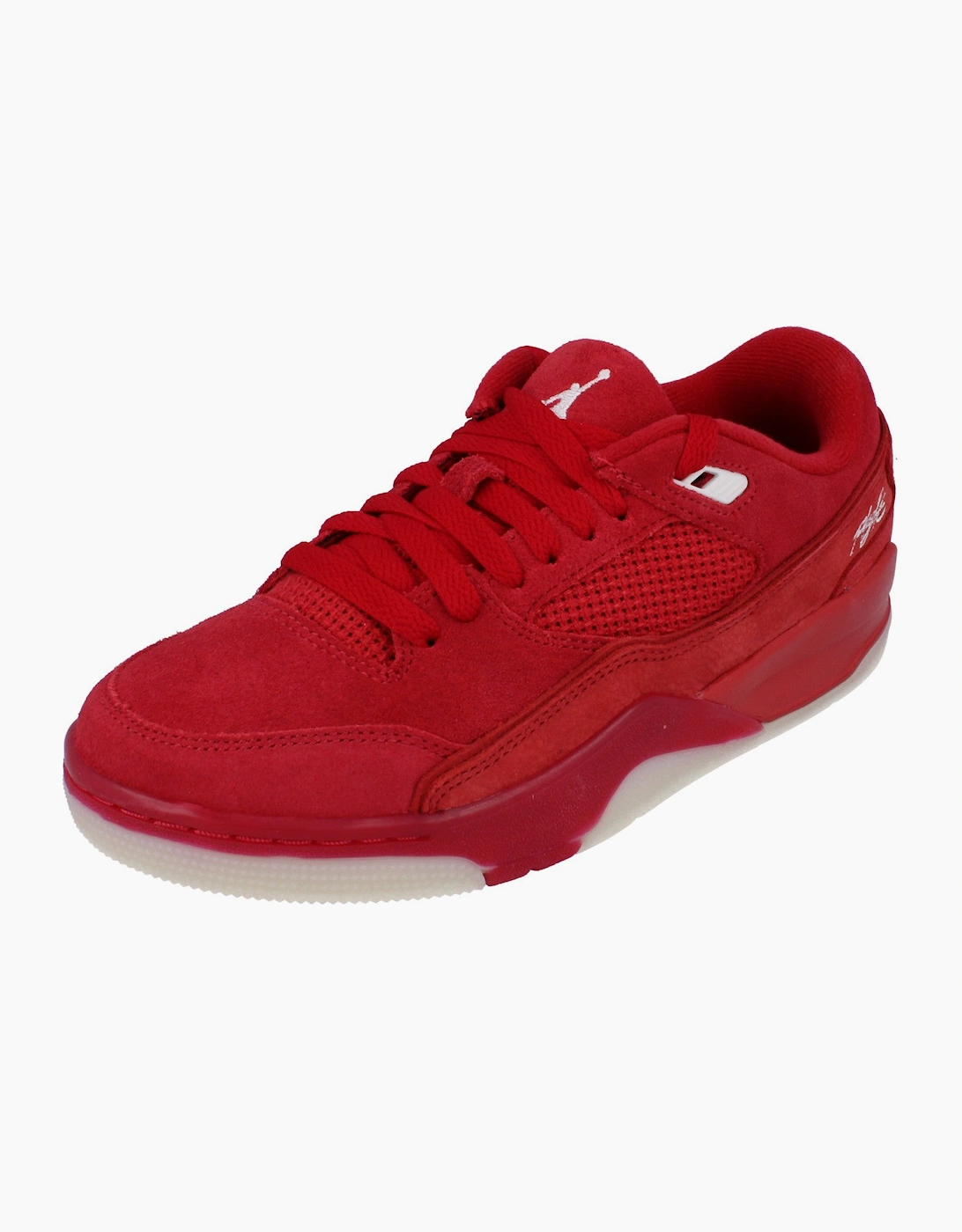 Women's Nike Womens Air Jordan Flight Court Trainers Fz9854 601 - Red - Size: 8