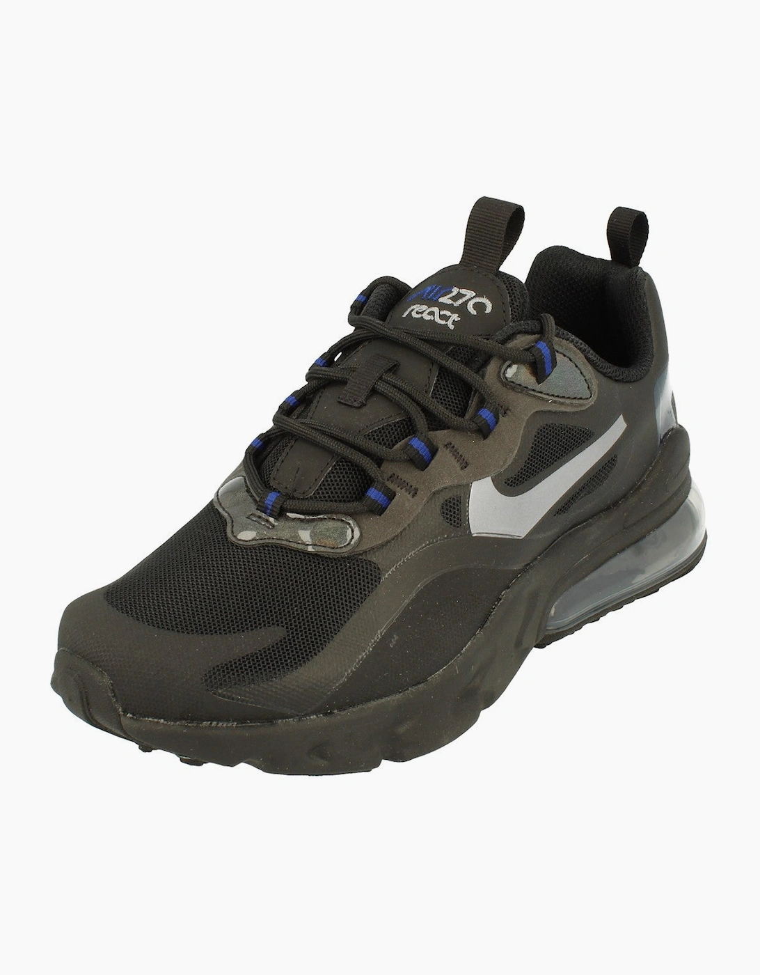 Nike Air Max 270 Unisex Black React Gs Cz4209 001 - Size: Uk 3.5 Us 4Y Eu 36 Kids