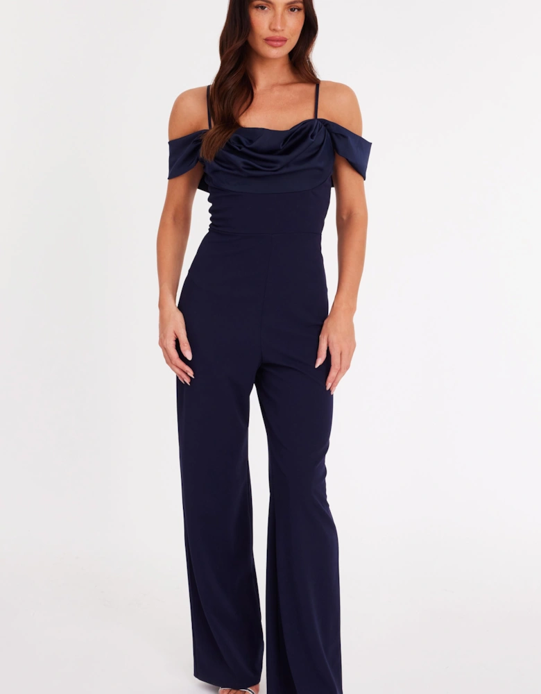 Black Cold Shoulder Maxi Dress