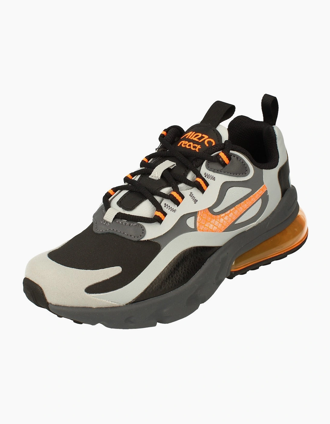 Nike Air Max 270 Unisex Black React Winter Gs Bq4760 001 - Size: Uk 3.5 Us 4Y Eu 36 Kids