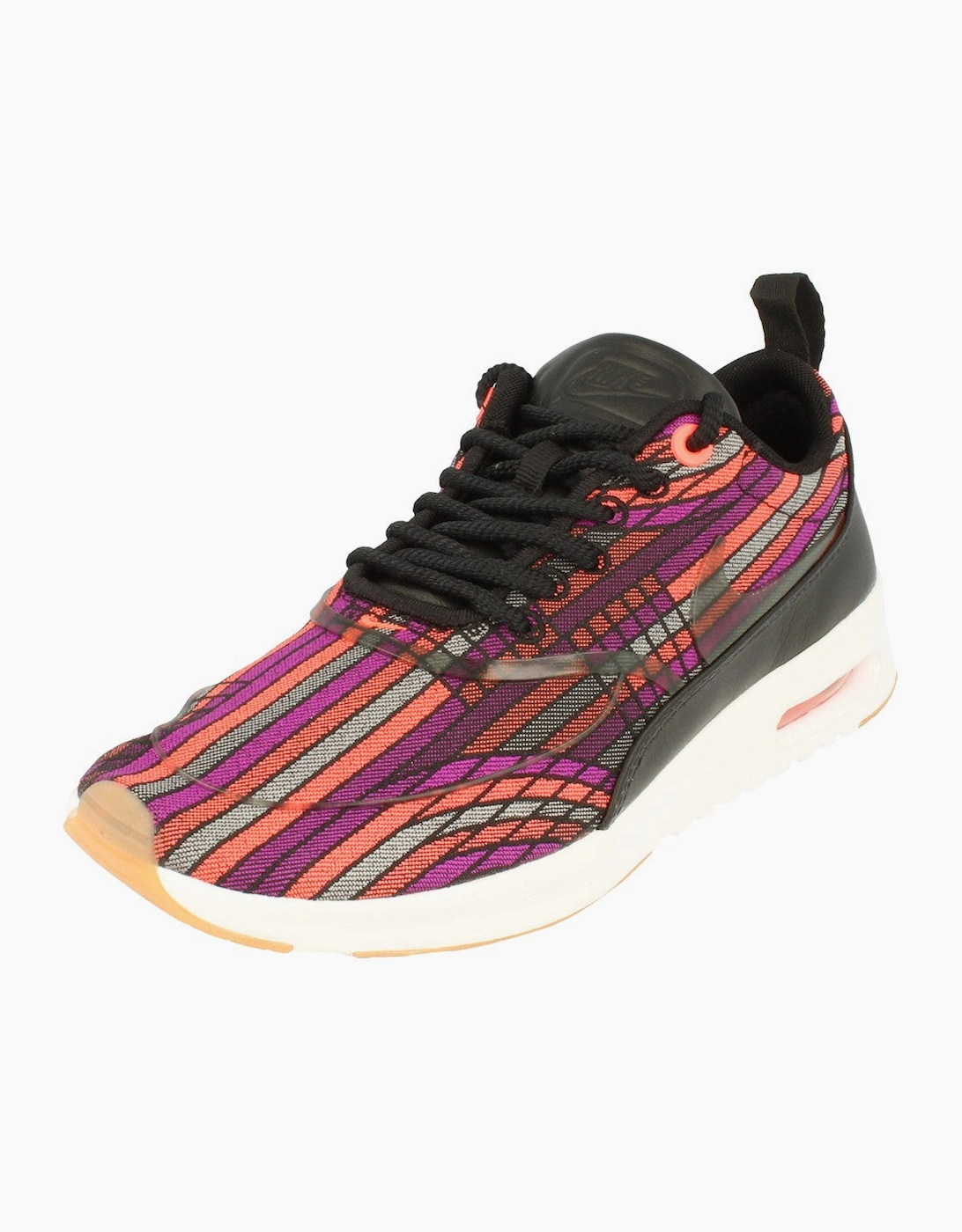 Nike Air Max Women's Black/Yellow/White Thea Ultra Jcrd Prm 885021 001 - Size: 5.5