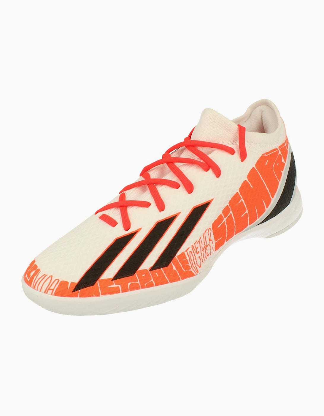 Adidas Men's Adidas Mens X Speedportal Messi.3 Indoor Mens Football Trainers Shoes GW8392 - White