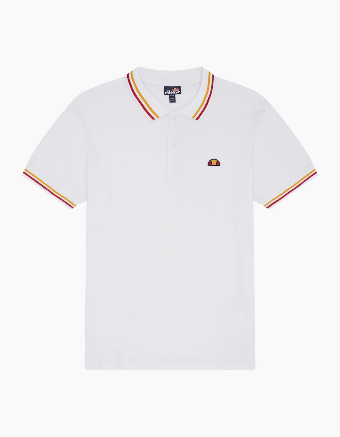 Ellesse Men's White Rooks Polo Shirt  34 Xs