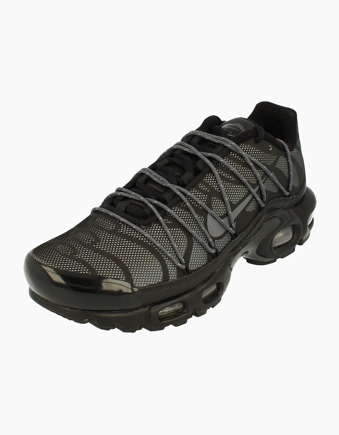 Women's Nike Air Max Plus Lace Flh Womens Trainers FZ2770 001 - Black - Size: 5