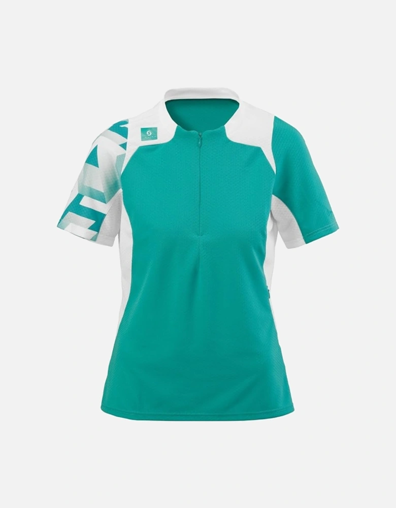 Womens Summit Short Sleeve Zip Neck Cycling Jersey T Shirt?á