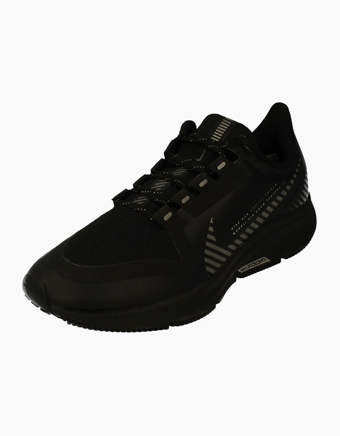 Women's Nike Womens Air Zoom Pegasus 36 Shield AQ8006 001 - Black - Size: 3