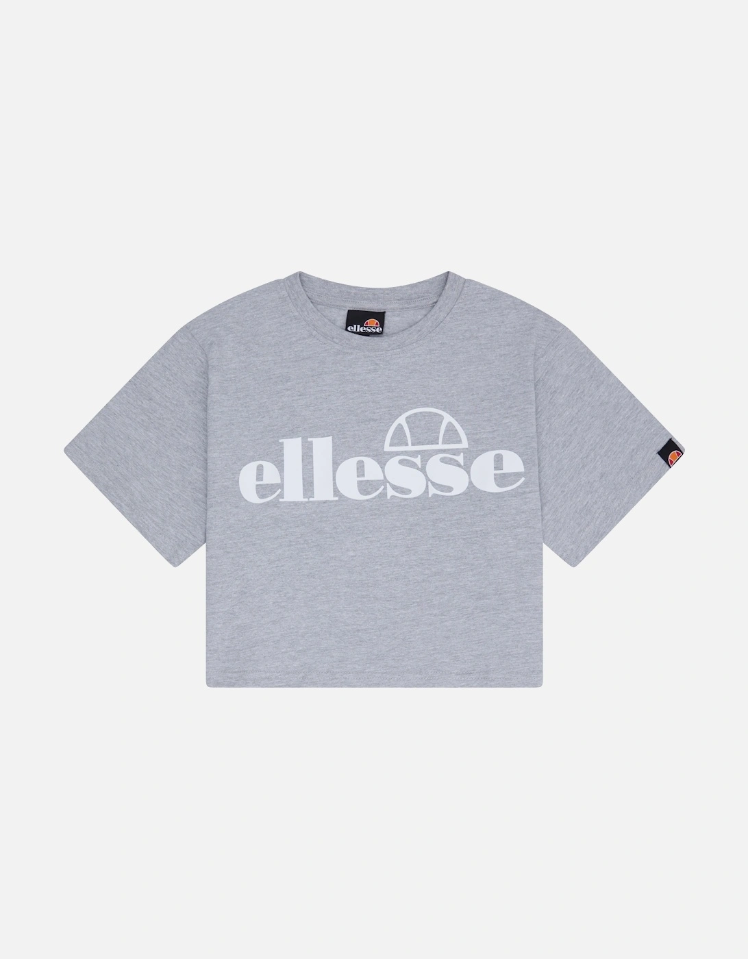 Silo Cropped T-Shirt - Grey Marl, 3 of 2