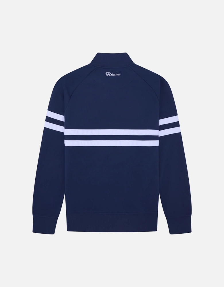 Rimini Track Top - Navy/White