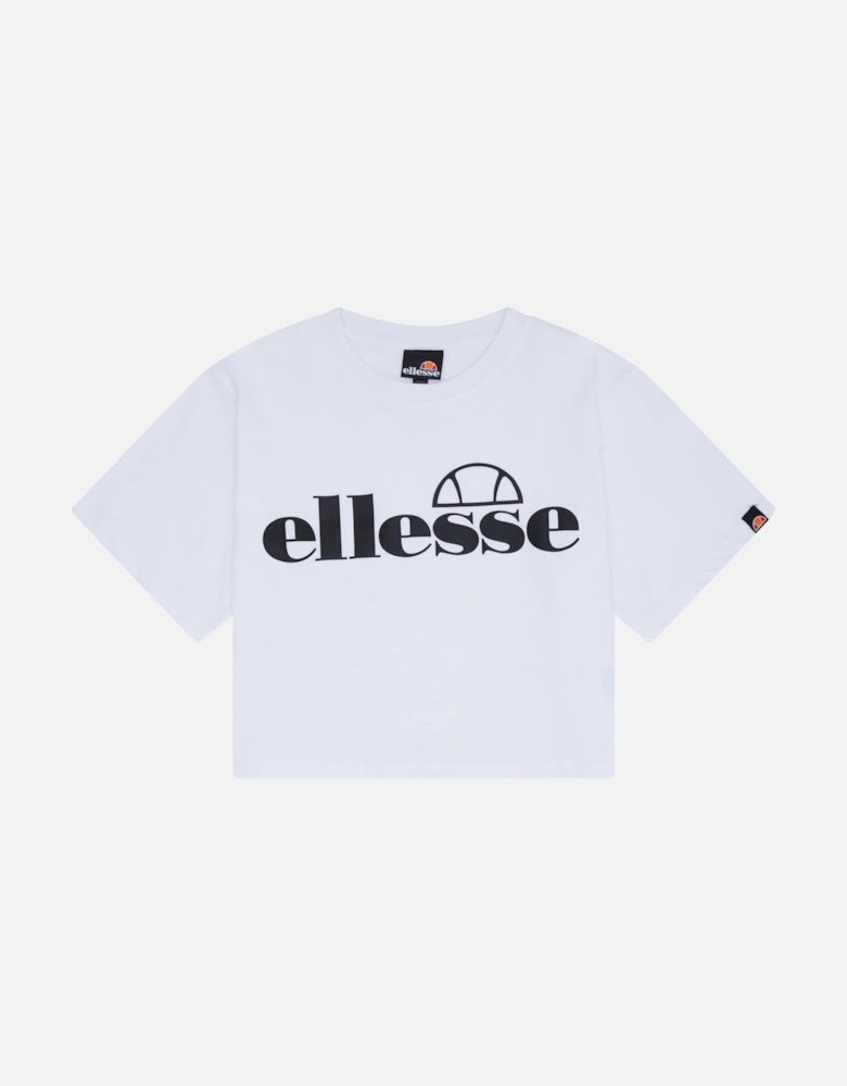 Silo Cropped T-Shirt - White