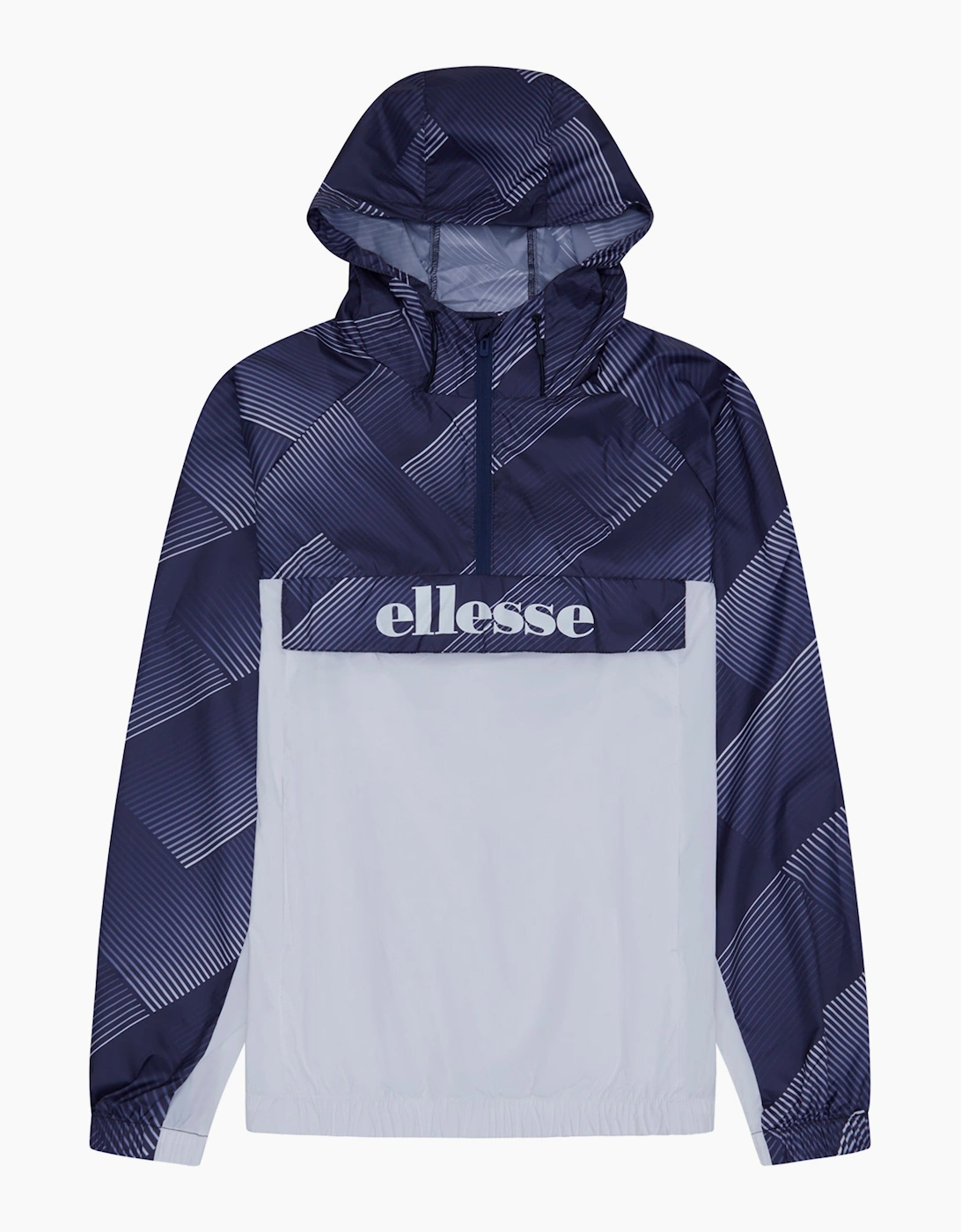 Ellesse Men's Fiorisa Windrunner - Navy/White - Navy/Multi - Size: 42/Regular
