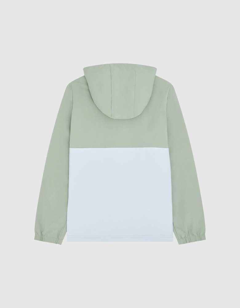 Giameniti JNR Windrunner - Green/Light Grey