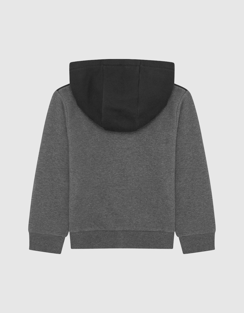 Fieldino JNR FZ Hoody - Dark Grey Marl